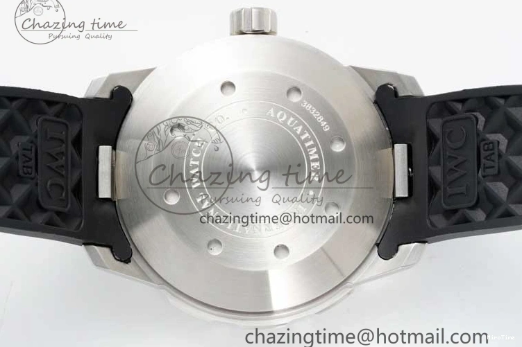 MIROTIME 0131 Aquatimer Automatic SS RSF 1:1 Best Edition White Orange Dial on Black Rubber Strap A Supportive 7069